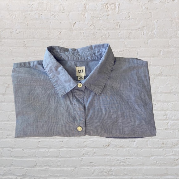 GAP Chambray Long-Sleeve Men’s Shirt - Size Small - Picture 4 of 5
